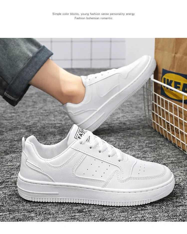 Weiße Trend Sneaker